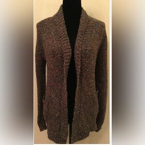 Cotton Emporium Brown Knit Cardigan